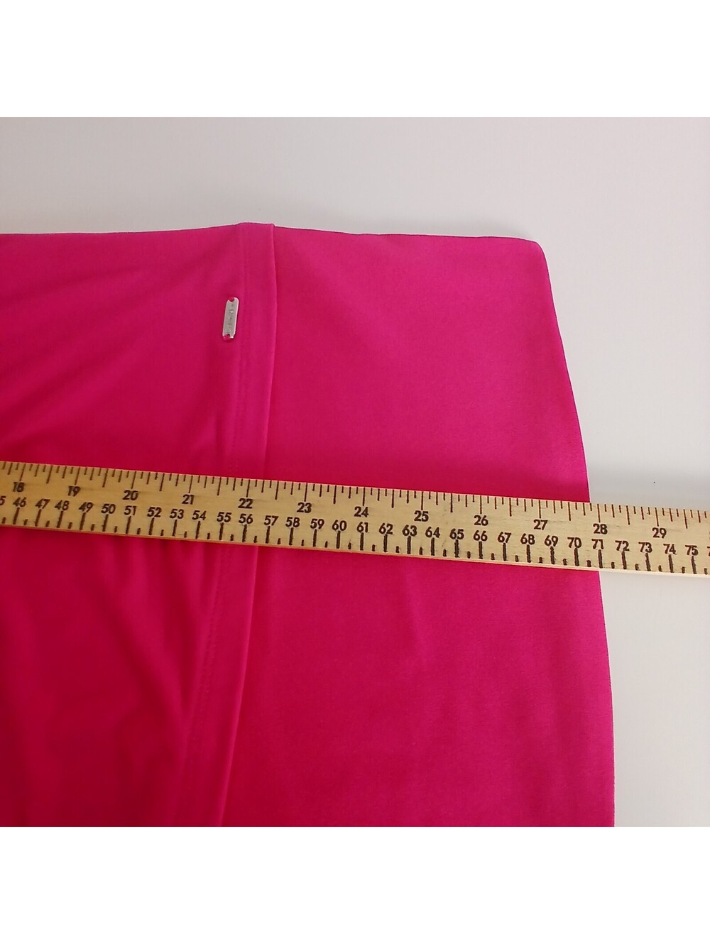 Calvin Klein Pink Stretch Top Women Medium Short Sleeve Casual Tee - Picture 8 of 9